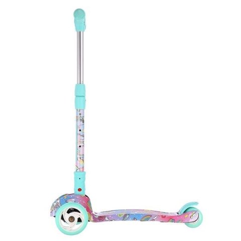Hulajnoga dziecięca NILS FUN HLB15A LED miętowa Hulajnoga dziecięca NILS FUN HLB15A LED miętowa