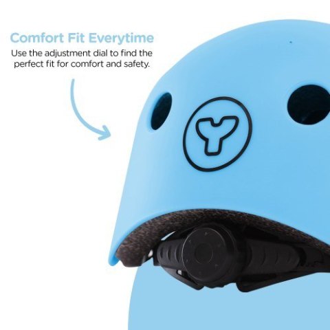Yvolution Kask ochronny - niebieski Yvolution Kask ochronny - niebieski
