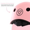 Yvolution Kask ochronny - różowy