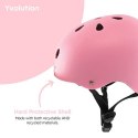 Yvolution Kask ochronny - różowy
