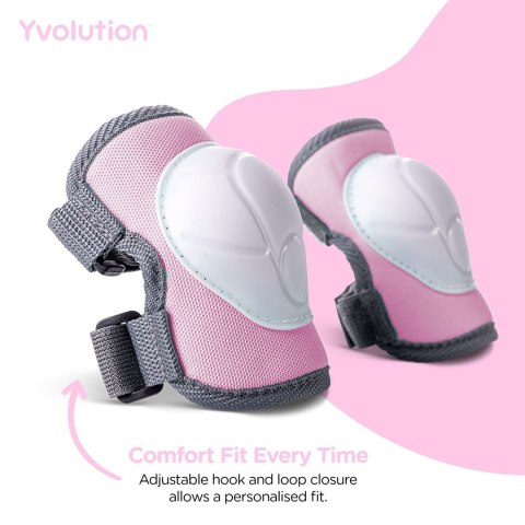 Yvolution Ochraniacze SAFETY PADS - różowy Yvolution Ochraniacze SAFETY PADS - różowy