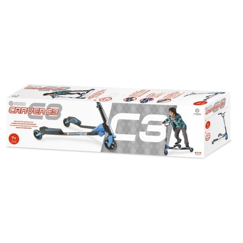 Yvolution Hulajnoga Fliker Carver C3 czarno-nieb Yvolution Hulajnoga Fliker Carver C3 czarno-nieb