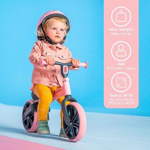 Yvolution Rowerek VELO JUNIOR różowy Yvolution Rowerek VELO JUNIOR różowy