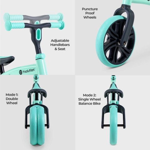 Yvolution Rowerek VELO JUNIOR zielony Yvolution Rowerek VELO JUNIOR zielony
