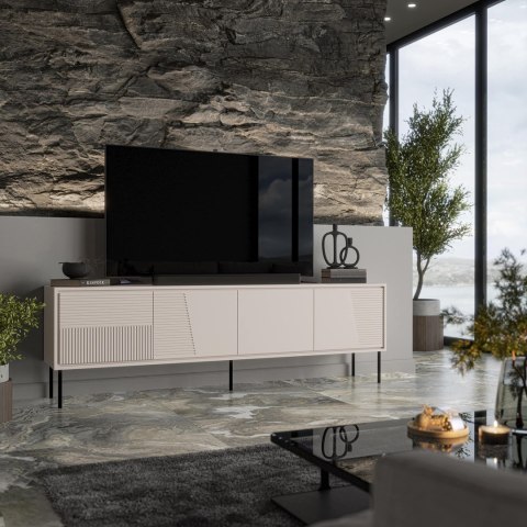 Szafka RTV ABI 4D 200x38x62 kaszmir mat Szafka RTV ABI 4D 200x38x62 kaszmir mat