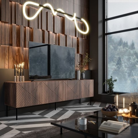Szafka RTV ART DECO 190,5x40x58 orzech Szafka RTV ART DECO 190,5x40x58 orzech