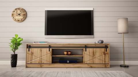 Szafka RTV GRANERO 200x56,7x35 dąb wotan Szafka RTV GRANERO 200x56,7x35 dąb wotan