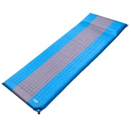 Mata samopompująca NILS CAMP NC4340 niebiesko-szara - 5 cm