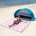 Koc piknikowy NILS CAMP NC2313 200x200 cm PE + ALU flamingi