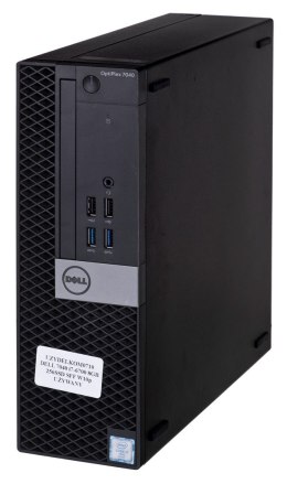 DELL OptiPlex 7040 i7-6700 16GB 256GB SSD SFF Win10pro UŻYWANY