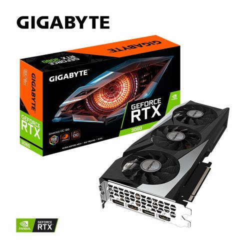 Karta graf. Gigabyte RTX3060 Gaming OC 12GB GDDR6 Karta graf. Gigabyte RTX3060 Gaming OC 12GB GDDR6