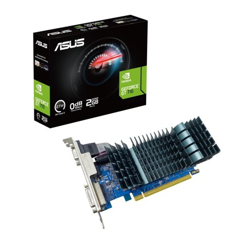 Karta graficzna ASUS GeForce GT710 2GB DDR3 EVO Karta graficzna ASUS GeForce GT710 2GB DDR3 EVO