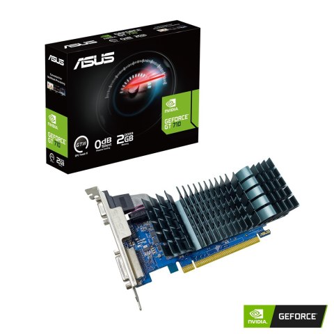 Karta graficzna ASUS GeForce GT710 2GB DDR3 EVO Karta graficzna ASUS GeForce GT710 2GB DDR3 EVO