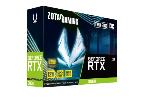 Karta graficzna ZOTAC GAMING GeForce RTX 3060 Twin Edge OC 12GB GDDR6 Karta graficzna ZOTAC GAMING GeForce RTX 3060 Twin Edge OC 12GB GDDR6