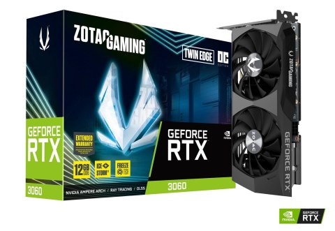Karta graficzna ZOTAC GAMING GeForce RTX 3060 Twin Edge OC 12GB GDDR6 Karta graficzna ZOTAC GAMING GeForce RTX 3060 Twin Edge OC 12GB GDDR6