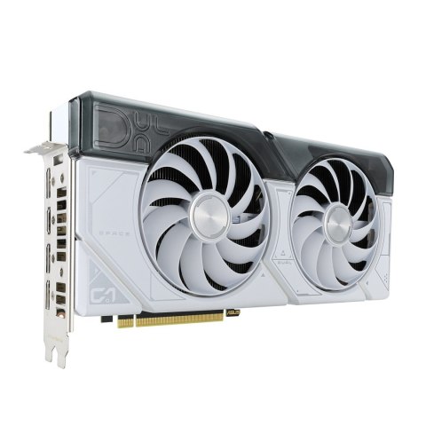 Karta graficzna ASUS Dual GeForce RTX 4070 SUPER OC 12GB WHITE Karta graficzna ASUS Dual GeForce RTX 4070 SUPER OC 12GB WHITE