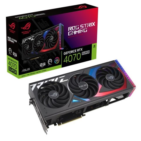 Karta graficzna ASUS ROG Strix GeForce RTX 4070 SUPER 12GB GAMING Karta graficzna ASUS ROG Strix GeForce RTX 4070 SUPER 12GB GAMING