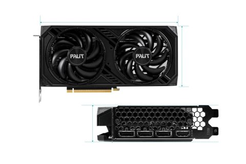 Karta graficzna Palit GeForce RTX 4060 Ti Dual OC 8GB GDDR6 Karta graficzna Palit GeForce RTX 4060 Ti Dual OC 8GB GDDR6