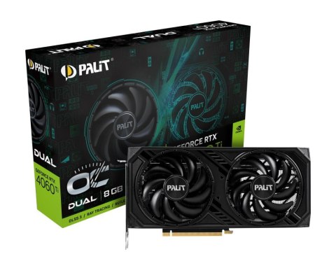Karta graficzna Palit GeForce RTX 4060 Ti Dual OC 8GB GDDR6 Karta graficzna Palit GeForce RTX 4060 Ti Dual OC 8GB GDDR6