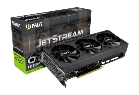 Karta graficzna Palit GeForce RTX 4060 Ti JetStream OC 16GB GDDR6 Karta graficzna Palit GeForce RTX 4060 Ti JetStream OC 16GB GDDR6