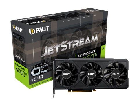 Karta graficzna Palit GeForce RTX 4060 Ti JetStream OC 16GB GDDR6 Karta graficzna Palit GeForce RTX 4060 Ti JetStream OC 16GB GDDR6