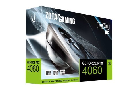 Karta graficzna ZOTAC GAMING GeForce RTX 4060 Twin Edge OC 8GB GDDR6 Karta graficzna ZOTAC GAMING GeForce RTX 4060 Twin Edge OC 8GB GDDR6