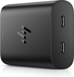 Zasilacz sieciowy HP 65W GaN 2xUSB-C czarny 600Q7AA