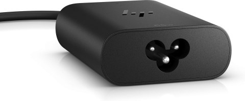 Zasilacz sieciowy HP 65W GaN 2xUSB-C czarny 600Q7AA Zasilacz sieciowy HP 65W GaN 2xUSB-C czarny 600Q7AA