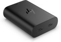 Zasilacz sieciowy HP 65W GaN 2xUSB-C czarny 600Q7AA