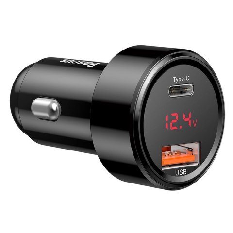 BASEUS ŁADOWARKA SAMOCHODOWA PD 45W USB+USB-C QC BASEUS ŁADOWARKA SAMOCHODOWA PD 45W USB+USB-C QC