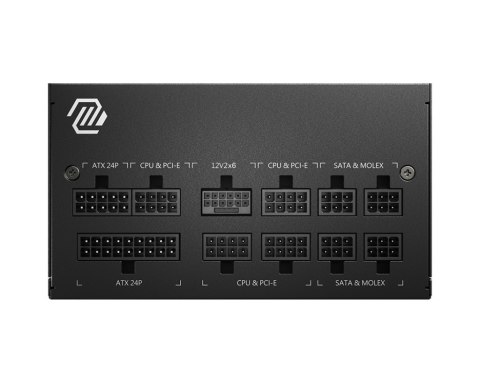 Zasilacz MSI MAG A750GL PCIE5 750W 80+ Gold Zasilacz MSI MAG A750GL PCIE5 750W 80+ Gold