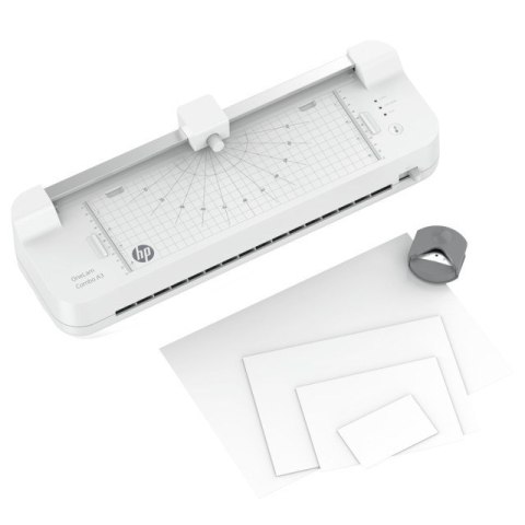 HP Laminator ONELAM COMBO A3, zintegrowany trymer, prędkość laminowania 40 cm/min, biały HP Laminator ONELAM COMBO A3, zintegrowany trymer, prędkość laminowania 40 cm/min, biały