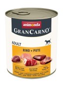 ANIMONDA Grancarno Adult wołowina i indyk - mokra karma dla psa - 400 g