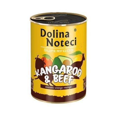 DOLINA NOTECI Superfood z kangurem i wołowiną - mokra karma dla psa - 800g DOLINA NOTECI Superfood z kangurem i wołowiną - mokra karma dla psa - 800g