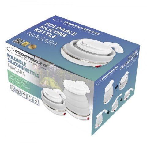 Czajnik elektryczny Esperanza NIAGARA EKK023 (750W 0.5l; kolor biały) Czajnik elektryczny Esperanza NIAGARA EKK023 (750W 0.5l; kolor biały)
