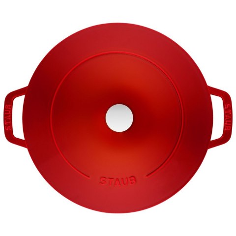 Zestaw 3 naczyń żeliwnych z pokrywką STAUB 40508-387-0 - czerwony 24 cm Zestaw 3 naczyń żeliwnych z pokrywką STAUB 40508-387-0 - czerwony 24 cm