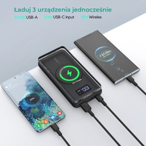 AUKEY POWER BANK PB-WL02I 10000MAH 22.5W MAGSAFE AUKEY POWER BANK PB-WL02I 10000MAH 22.5W MAGSAFE