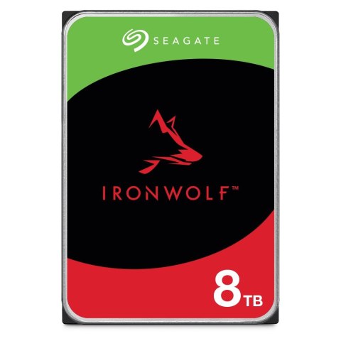 Dysk HDD Seagate IronWolf ST8000VN004 (8 TB ; 3.5"; 256 MB; 7200 obr/min)