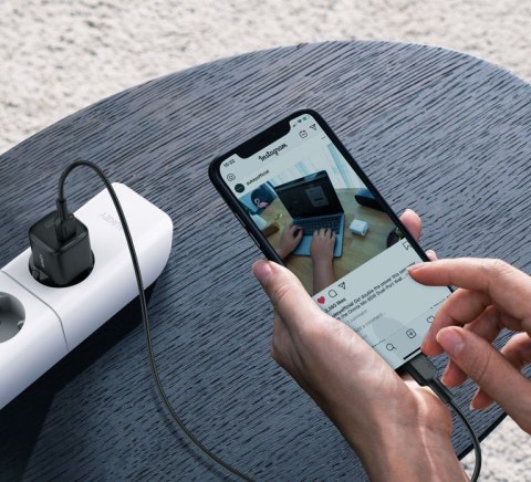 AUEKY PA-B1 BLACK ŁADOWARKA SIECIOWA 20W 1XUSB-C PD AUEKY PA-B1 BLACK ŁADOWARKA SIECIOWA 20W 1XUSB-C PD