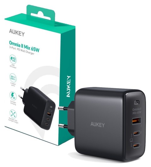 AUEKY PA-B6T OMNIA II MIX GAN USB-C 65W PD 3.0