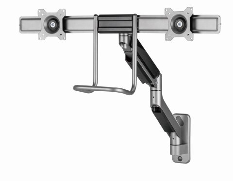 GEMBIRD ŚCIENNE REGULOWANE RAMIĘ/UCHWYT NA 2 MONITORY 17-32, VESA 100X100MM, DO 8 KG GEMBIRD ŚCIENNE REGULOWANE RAMIĘ/UCHWYT NA 2 MONITORY 17-32, VESA 100X100MM, DO 8 KG
