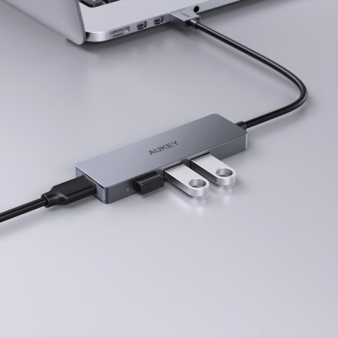 AUKEY CB-H36 HUB USB-C SLIM ALUMINIUM 4XUSB 3.0 AUKEY CB-H36 HUB USB-C SLIM ALUMINIUM 4XUSB 3.0