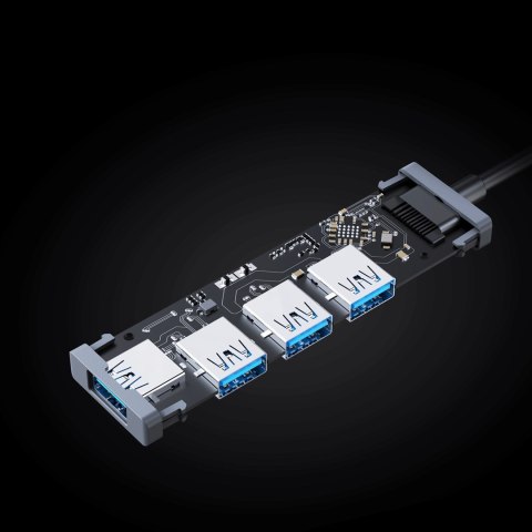 AUKEY CB-H36 HUB USB-C SLIM ALUMINIUM 4XUSB 3.0 AUKEY CB-H36 HUB USB-C SLIM ALUMINIUM 4XUSB 3.0