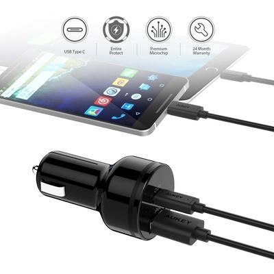 AUKEY CC-Y7 SAMOCHODOWA 2XUSB PD 36W 5.4A AUKEY CC-Y7 SAMOCHODOWA 2XUSB PD 36W 5.4A