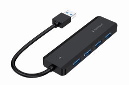 GEMBIRD HUB USB 3.1 (GEN 1) 4-PORTOWY, CZARNY