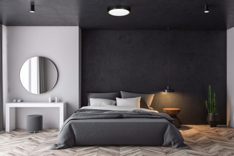 Nowoczesny plafon sufitowy LED Activejet VERDI B/G Czarno - Złoty 23W Nowoczesny plafon sufitowy LED Activejet VERDI B/G Czarno - Złoty 23W