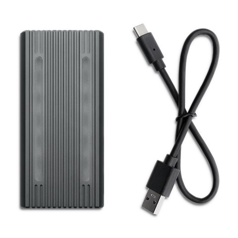 QOLTEC OBUDOWA NA DYSK M.2 SSD | SATA | NVME | RGB LED | USB-C | 4TB QOLTEC OBUDOWA NA DYSK M.2 SSD | SATA | NVME | RGB LED | USB-C | 4TB