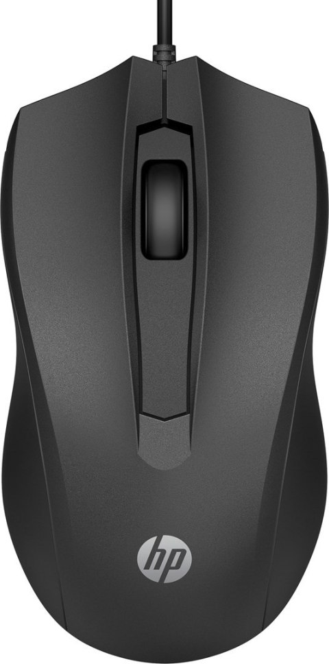 Mysz HP Wired Mouse 100 przewodowa czarna 6VY96AA Mysz HP Wired Mouse 100 przewodowa czarna 6VY96AA