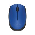 Mysz Logitech 910-004640 (optyczna; 1000 DPI; kolor niebieski