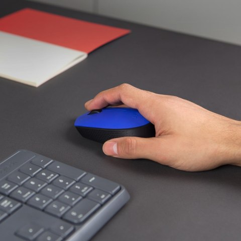 Mysz Logitech 910-004640 (optyczna; 1000 DPI; kolor niebieski Mysz Logitech 910-004640 (optyczna; 1000 DPI; kolor niebieski